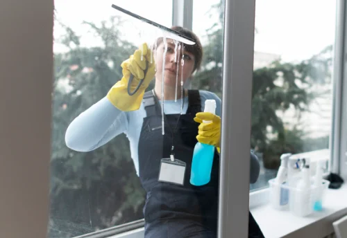 Nettoyage de vitres intérieures et extérieures à Courson-Monteloup